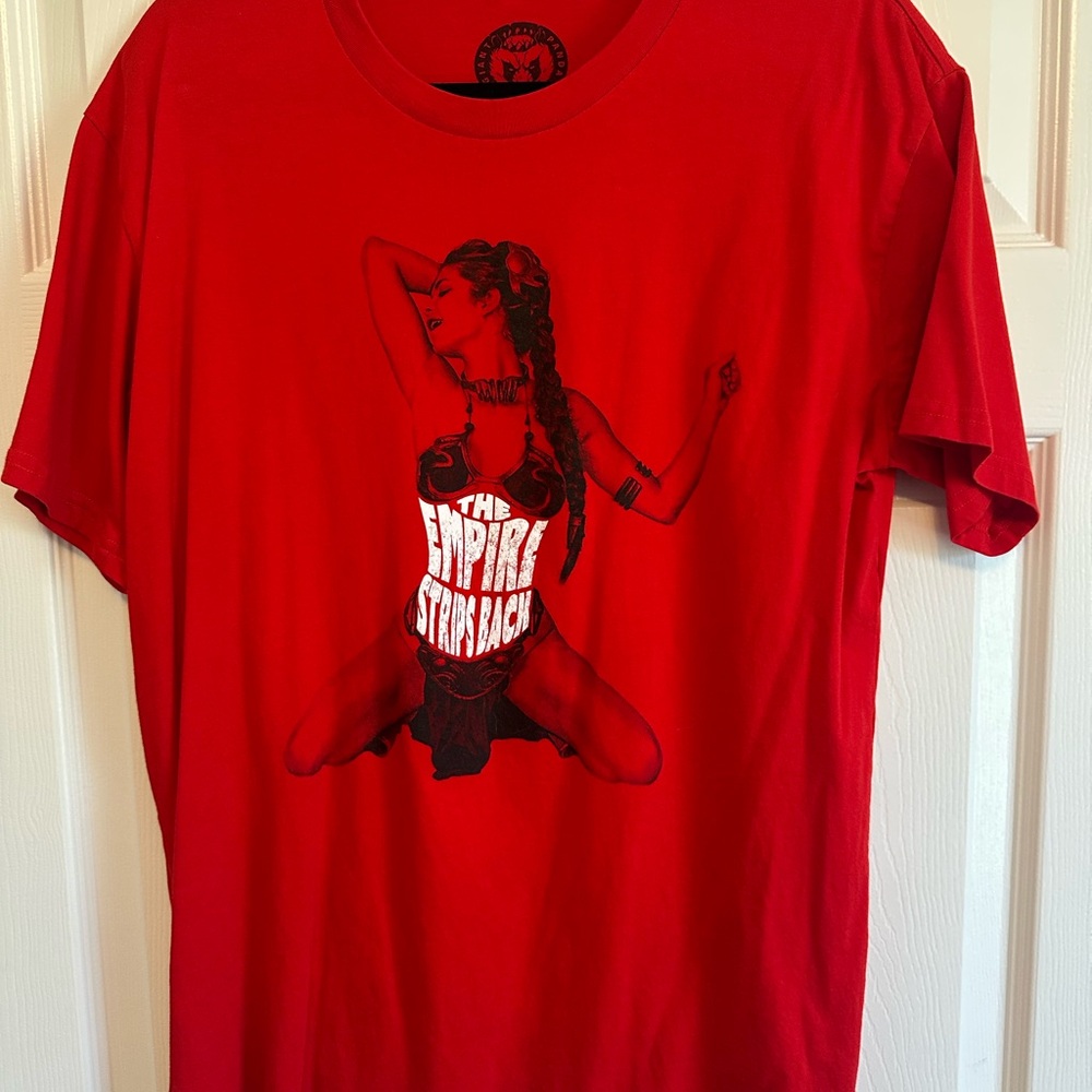 Red Empire Strips Back Graphic T-Shirt